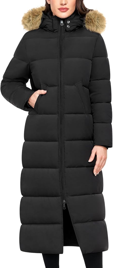Women’s Long Quilted Puffer Coat