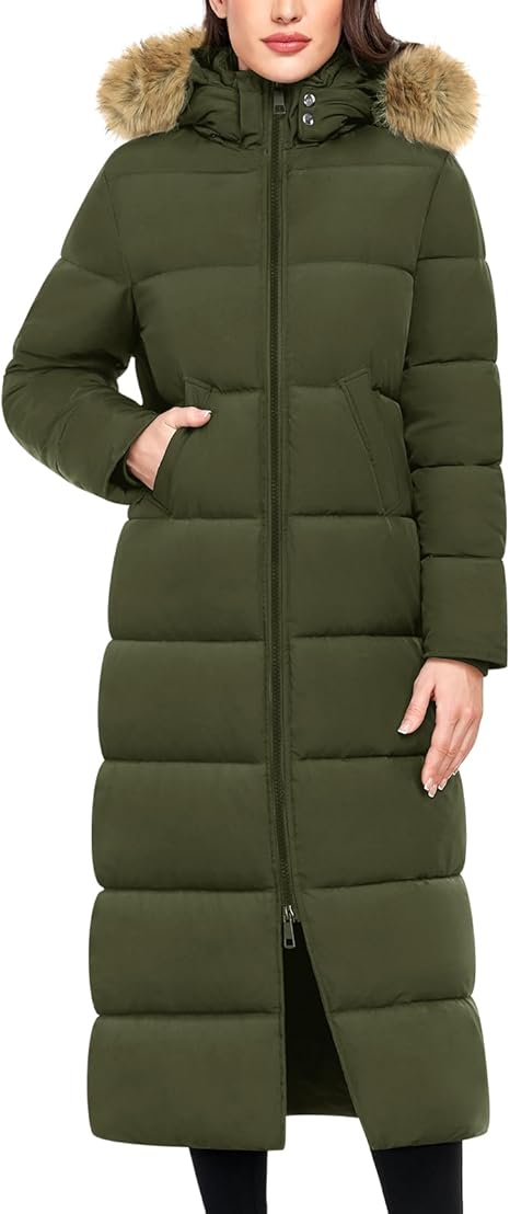 Women’s Long Quilted Puffer Coat